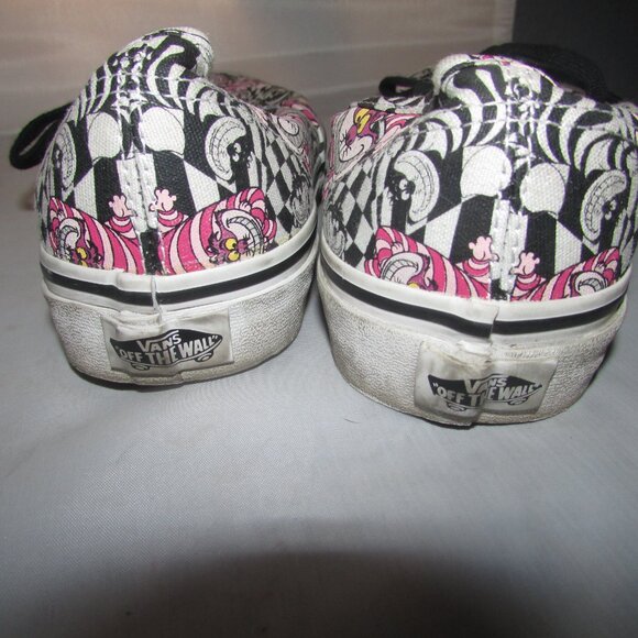 Vans Disney Alice in Wonderland Chesire Cat Men 7.5 Women 9.0 Used As Is - Picture 6 of 6